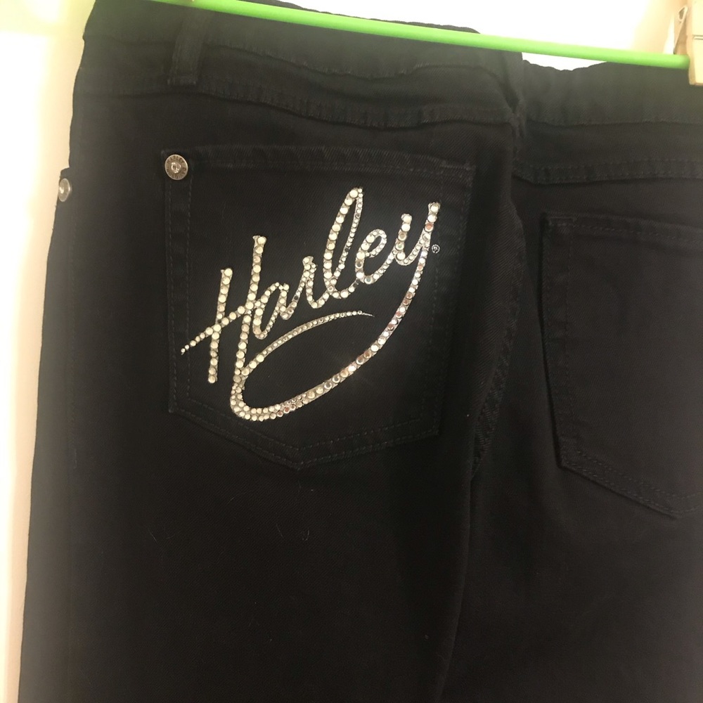 Harley Davidson black jeans